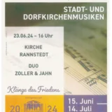 Plakat Rannstedt  Landratsamt Apolda