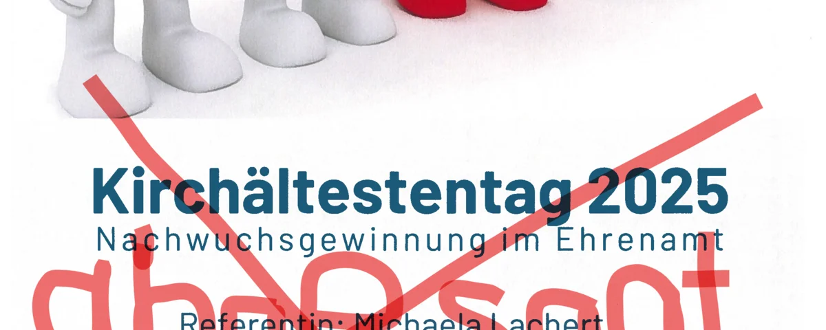 Flyer Kirchenältestentag abgesagt