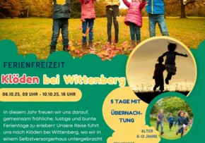 Einseitiger Flyer Herbstfreizeit